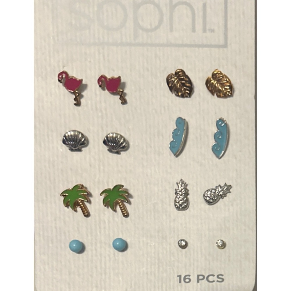 8pc earrings New